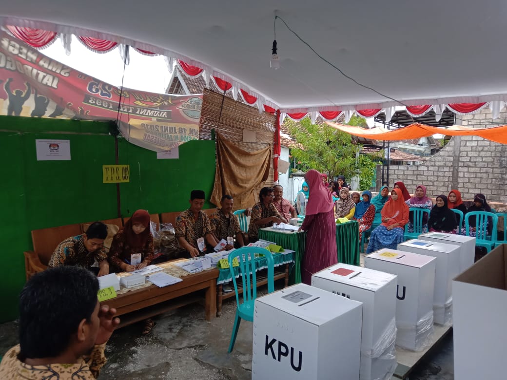 Antusiasme Warga Desa Sugihan Dalam Pemilu 2019