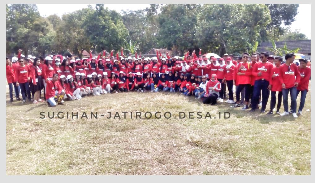 14 Regu Gerak Jalan Desa Sugihan Meriahkan HUT RI di Jatirogo